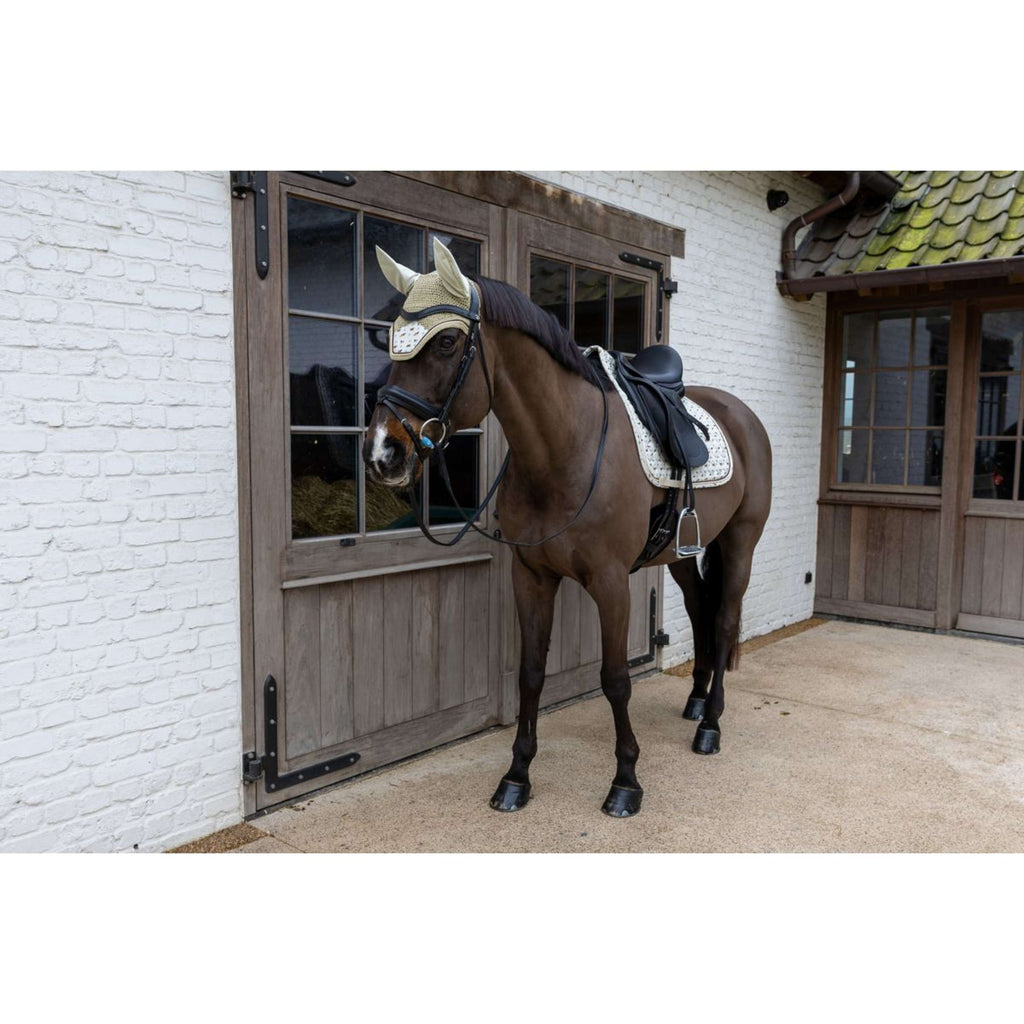 Kentucky Oornetje Wellington Velvet Horse Printing Beige