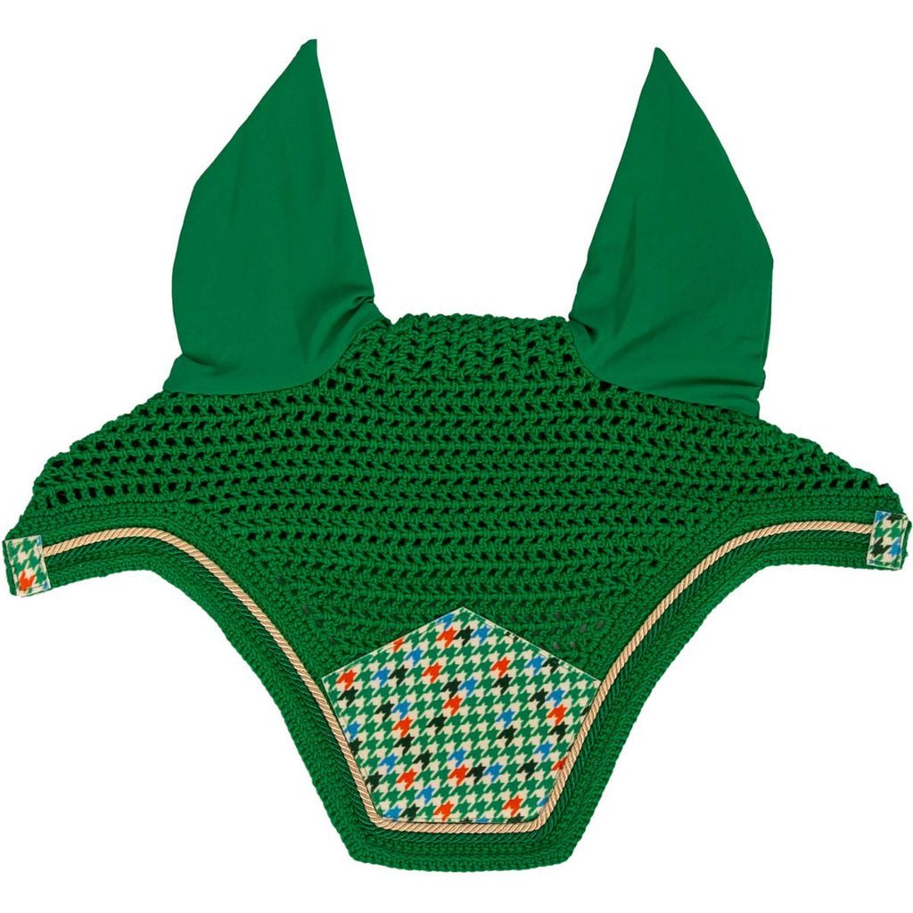 Kentucky Oornetje Wellington Velvet Pied De Poule Licht Groen