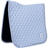 Kentucky Horsewear Zadeldekje Onion Quilt 3D Logo Dressuur Licht Blauw