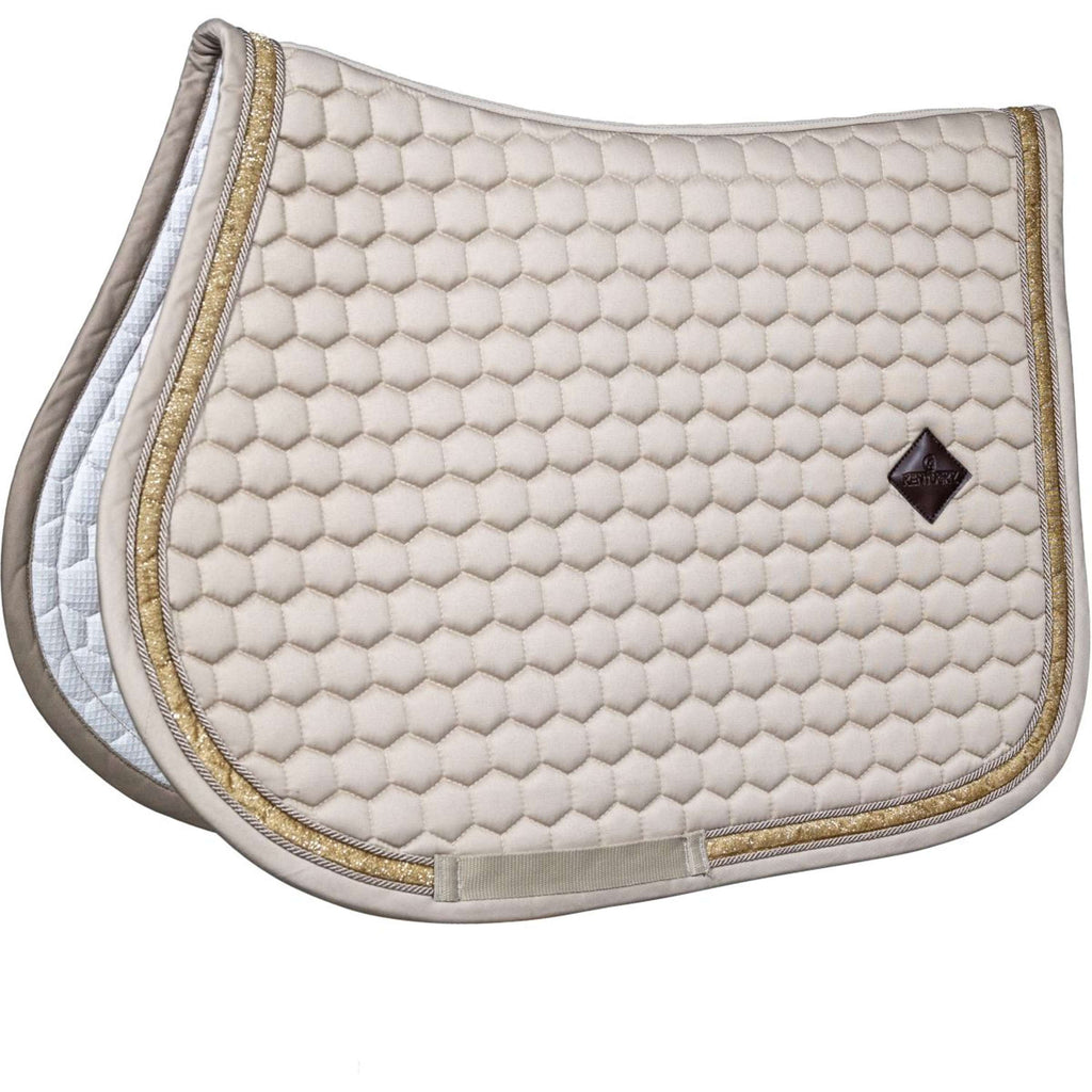 Kentucky Zadeldekje Glitter Beige