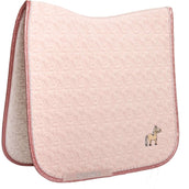 Kentucky Zadeldekje Unicorn Head Glitter Dressuur Soft Rose