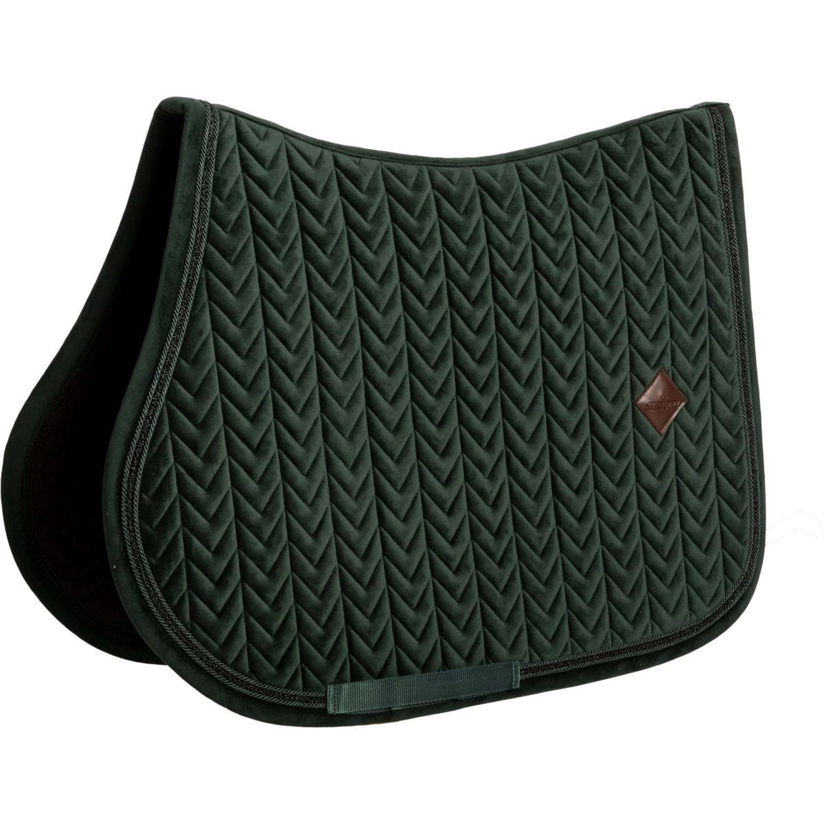 Kentucky Zadeldekje Velvet Mini Pearls Springen Pine Green