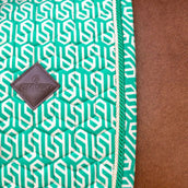 Kentucky Zadeldekje Velvet Maze Cipher Dressuur Wit/Groen