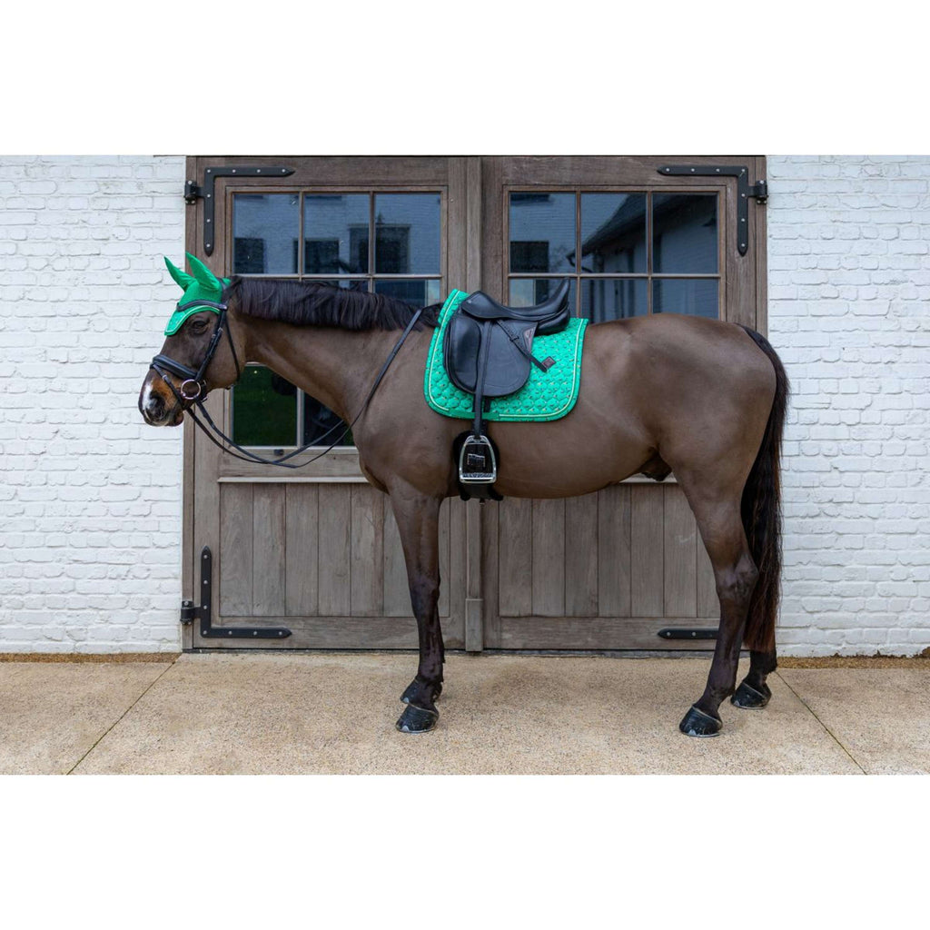 Kentucky Zadeldekje Velvet Horse Printing Dressuur Groen
