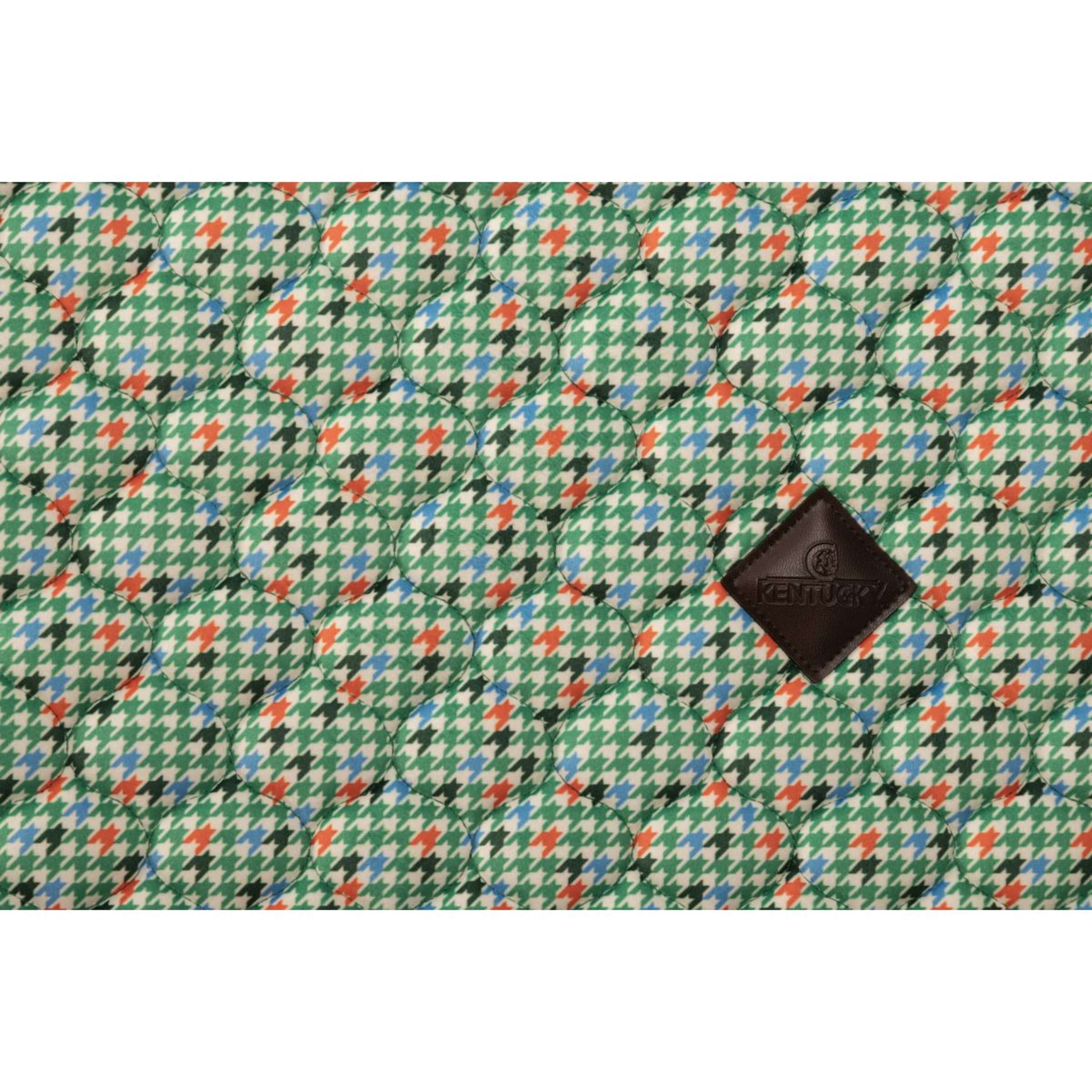 Kentucky Zadeldekje Velvet Pied De Poule Licht Groen Kentucky Zadeldekje Velvet Pied De Poule Licht Groen