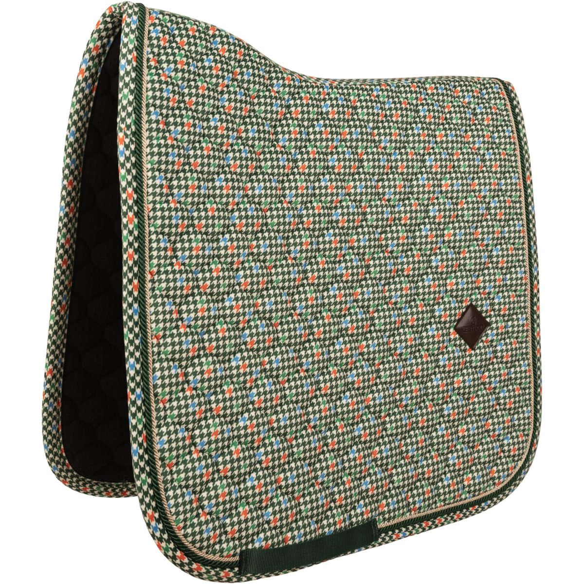 Kentucky Zadeldekje Velvet Pied De Poule Dressuur Donker Groen