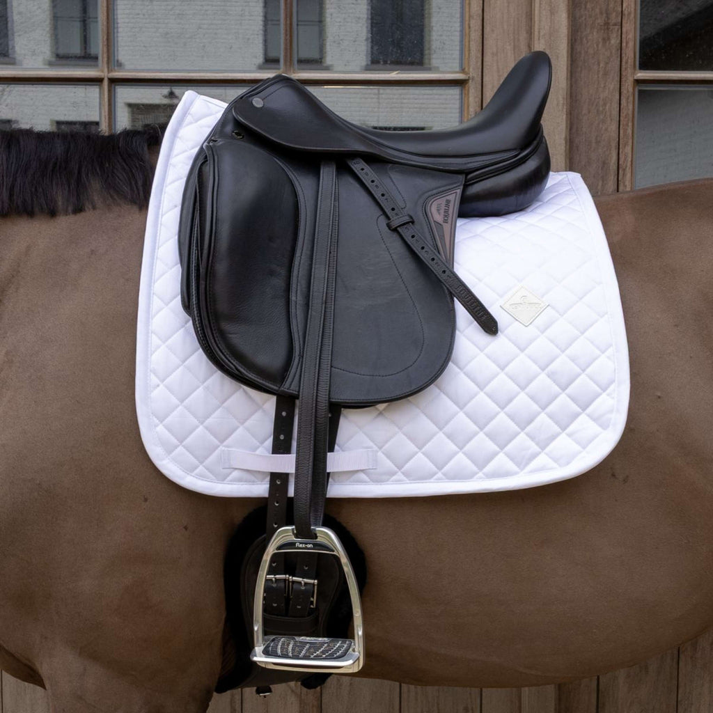 Kentucky Zadeldekje Skin Friendly Diamond Dressuur Wit