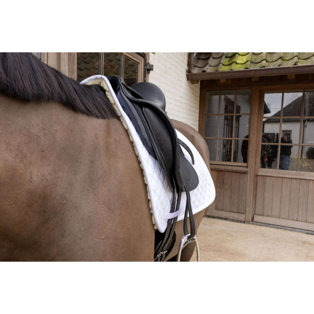 Kentucky Zadeldekje Skin Friendly Diamond Dressuur Wit