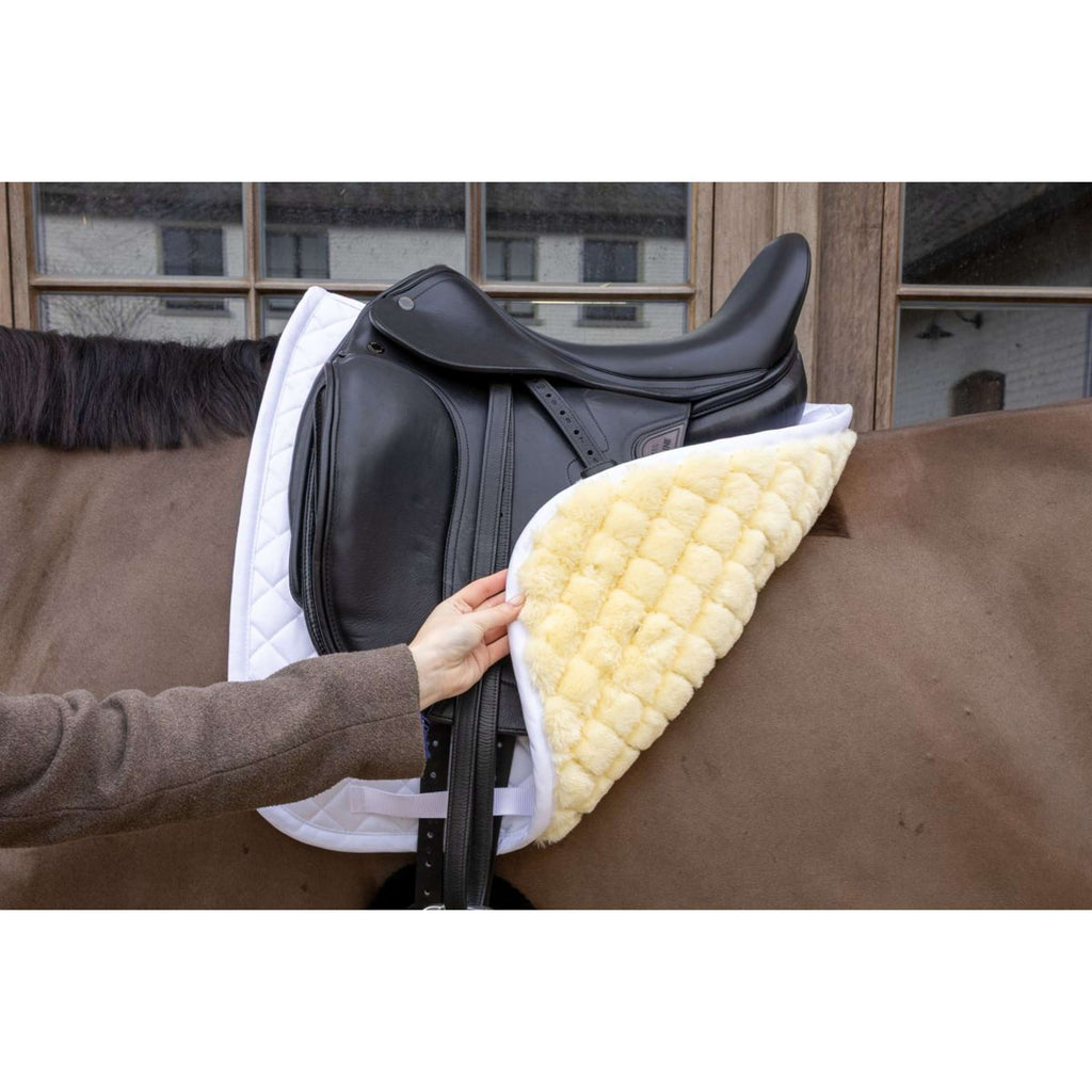 Kentucky Zadeldekje Skin Friendly Diamond Dressuur Wit