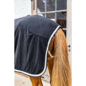 Kentucky Fleecedeken Plaited Zwart