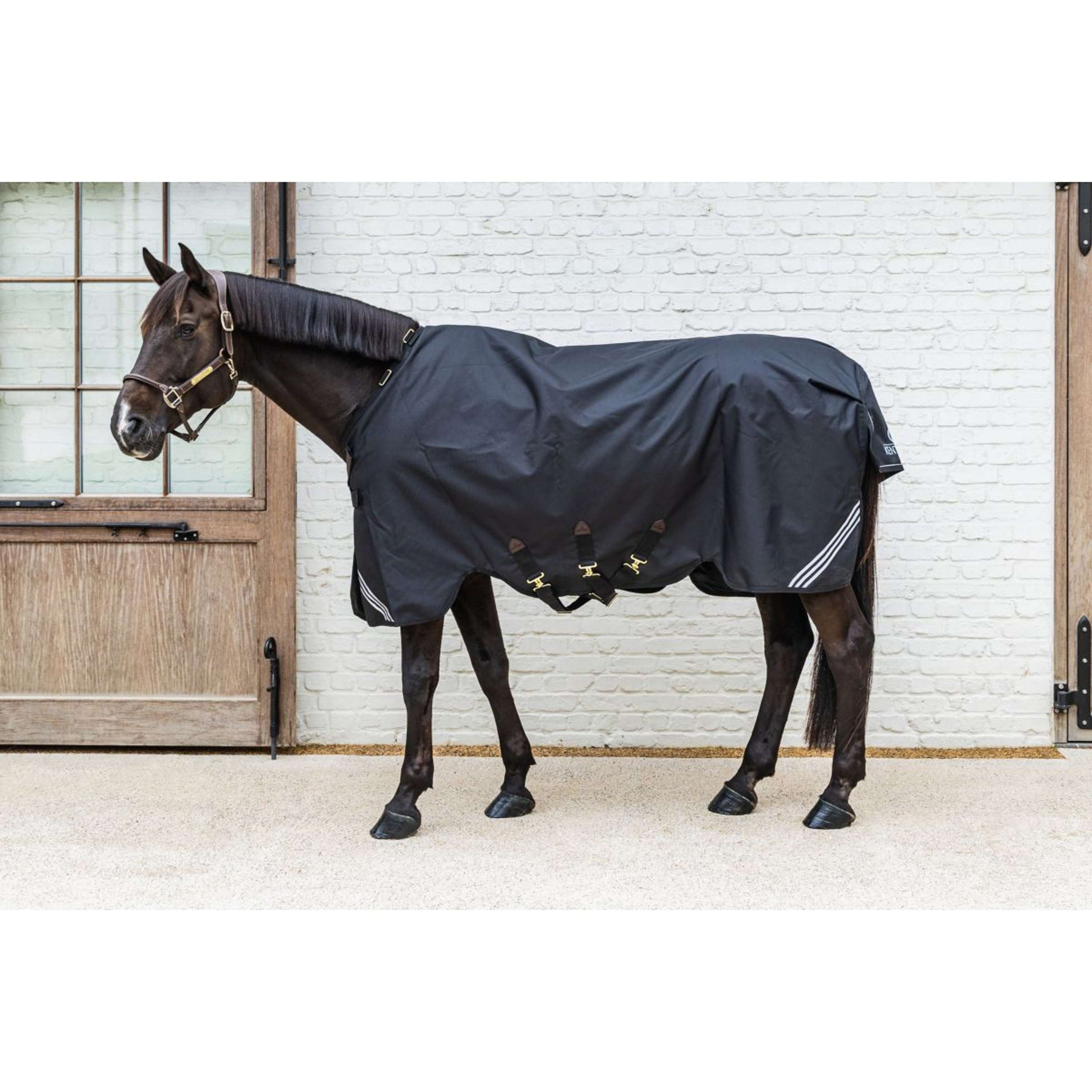 Kentucky Turnout Rug All Weather Comfort Waterproof 100g Zwart Kentucky Turnout Rug All Weather Comfort Waterproof 100g Zwart