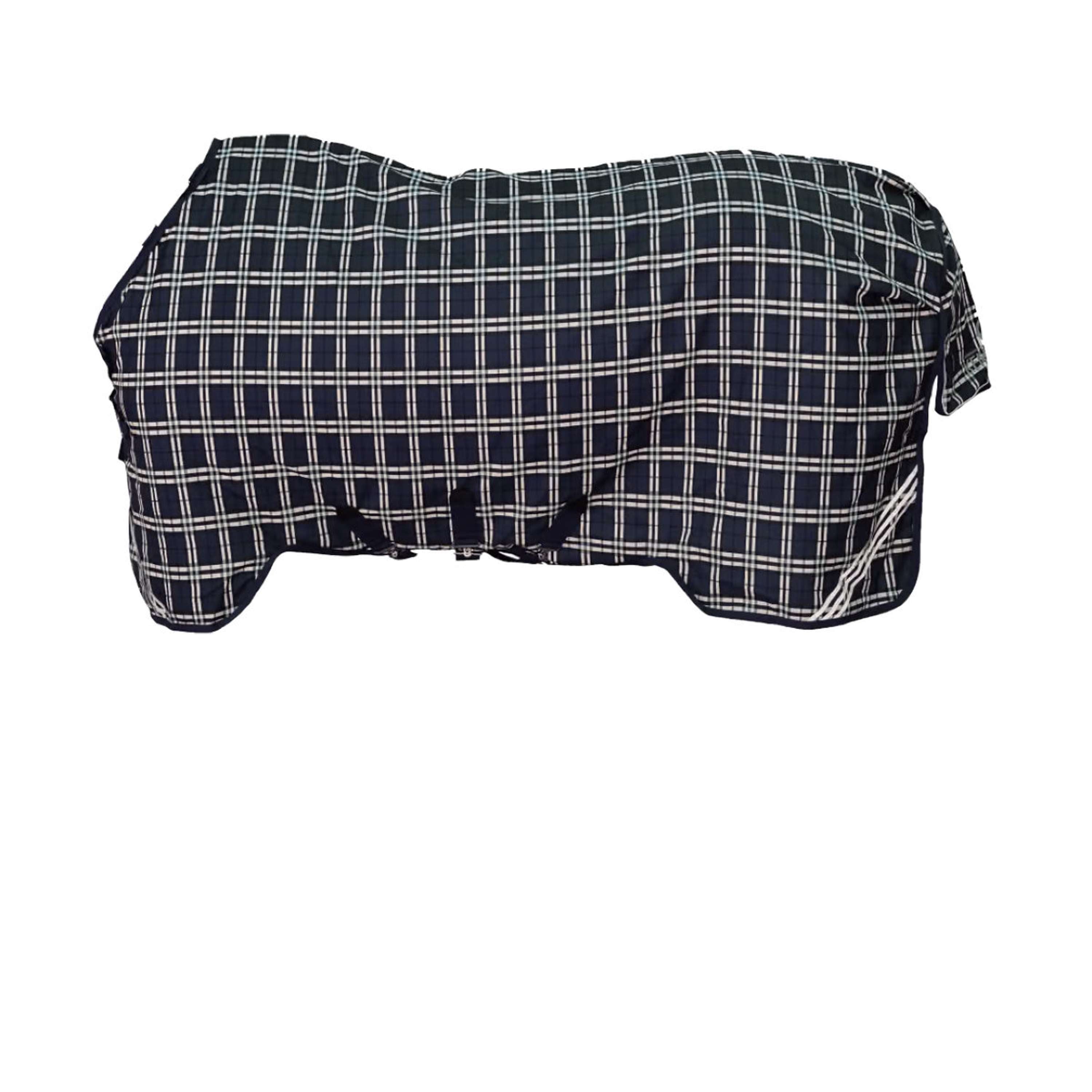 Kentucky Turnout Rug All Weather Waterproof Comfort 200g Navy Check