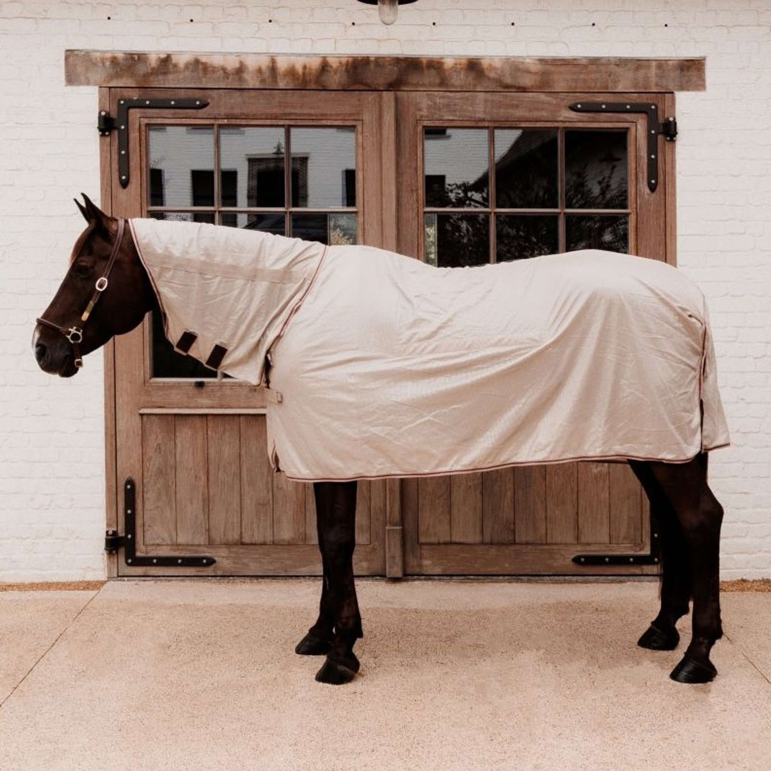 Kentucky Vliegendeken Comfort Mesh Classic with Neck & Belly Cover Beige/Bordeaux