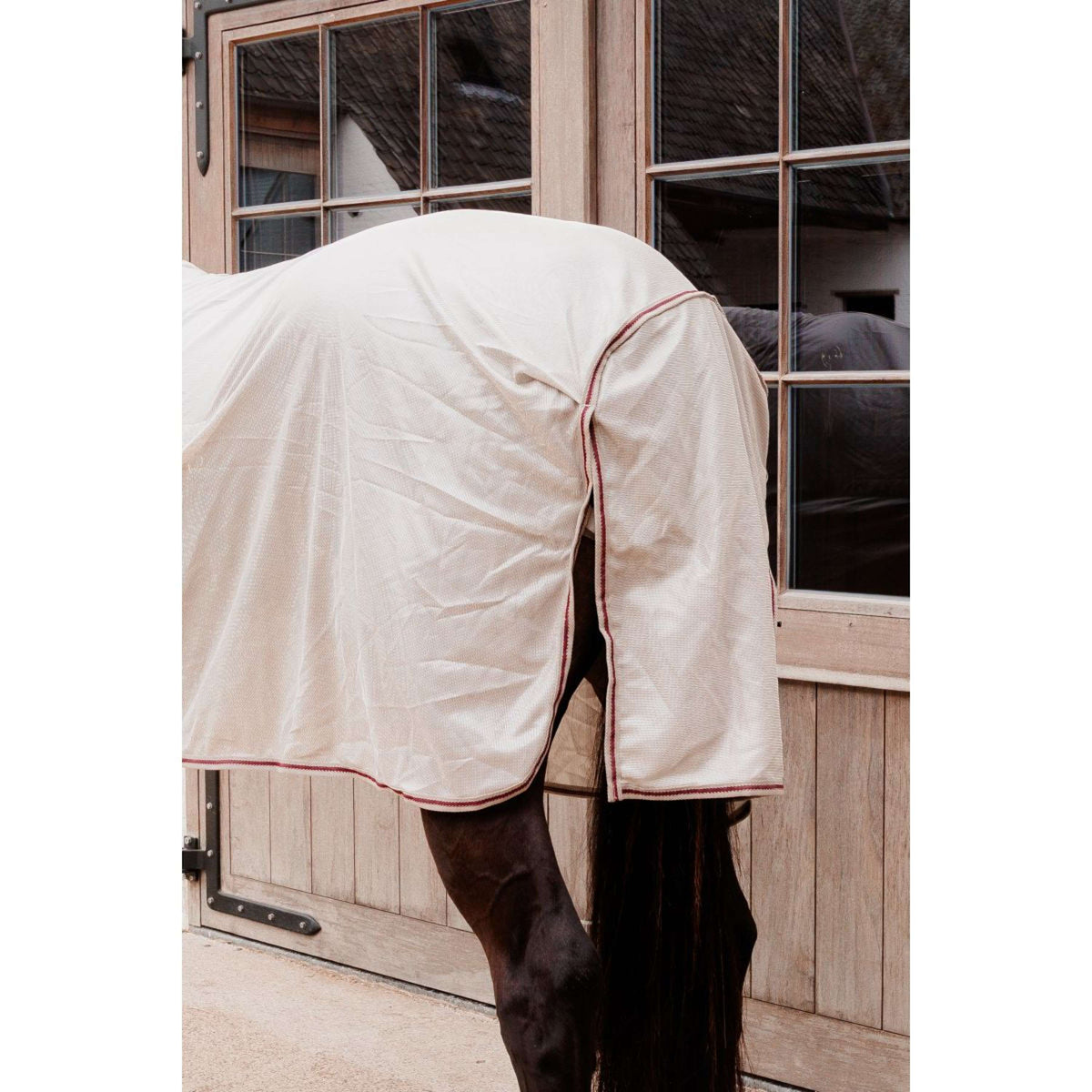 Kentucky Vliegendeken Comfort Mesh Classic with Neck & Belly Cover Beige/Bordeaux