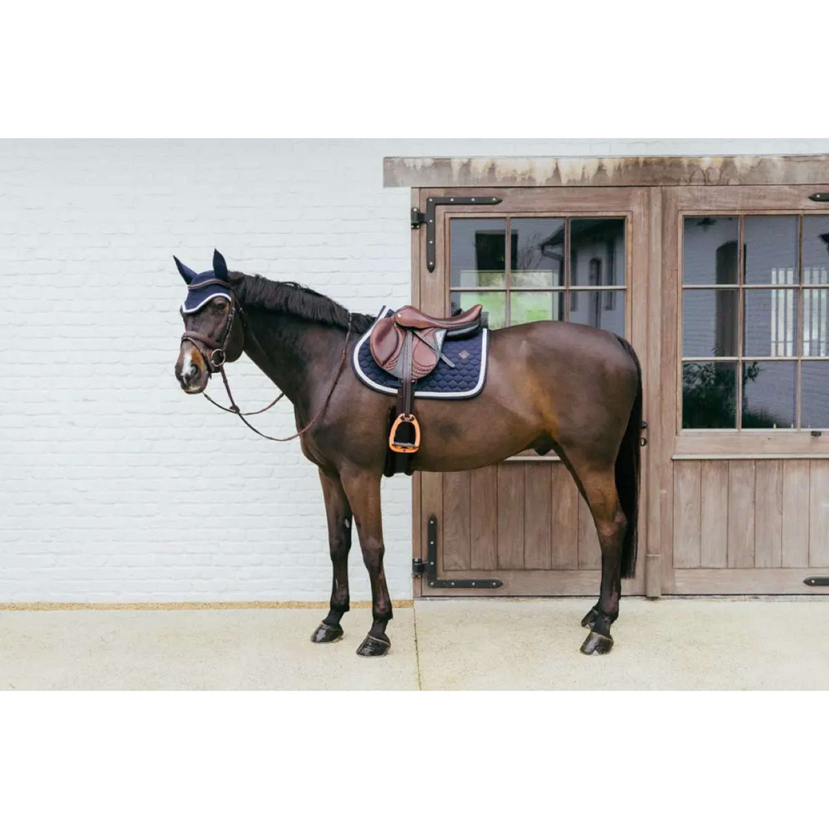 Kentucky Zadeldekje Plaited Springen Navy