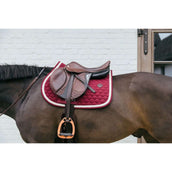 Kentucky Horsewear Zadeldekje Plaited Springen Bordeaux