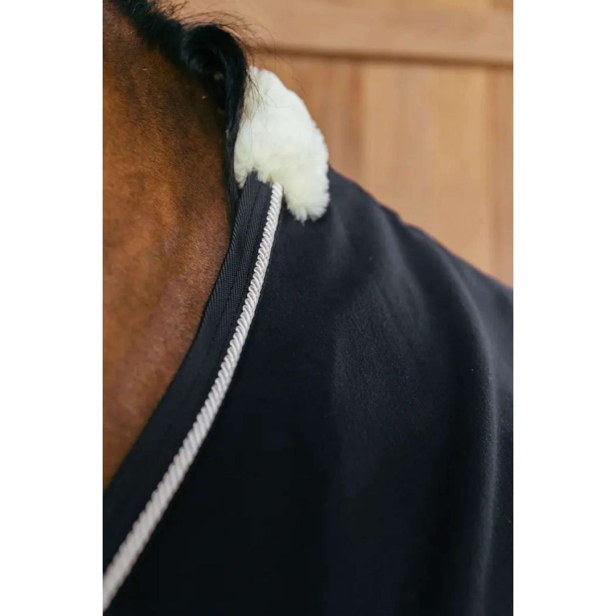 Kentucky Horsewear Fleece Deken Vegan Wool Zwart