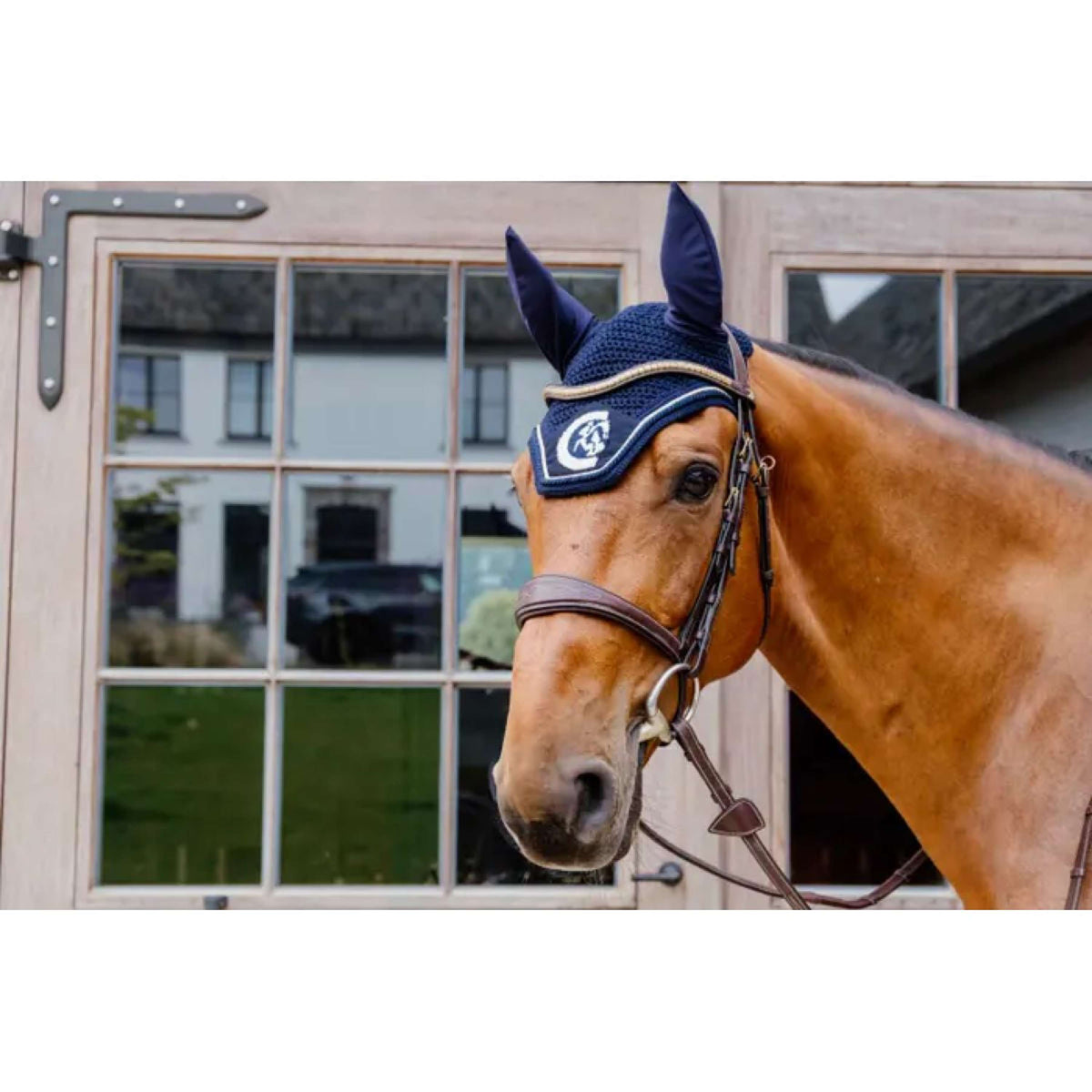 Kentucky Horsewear Oornetje Wellington 3D Logo Navy