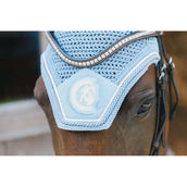 Kentucky Horsewear Oornetje Wellington 3D Logo Licht Blauw