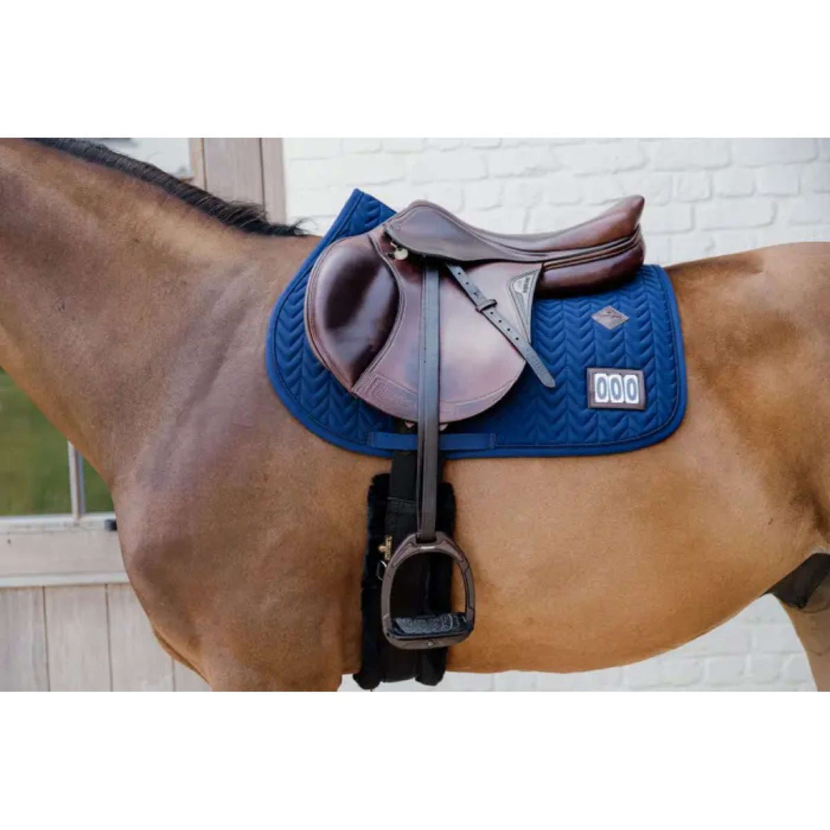 Kentucky Horsewear Zadeldekje Fishbone Competiton Springen Navy