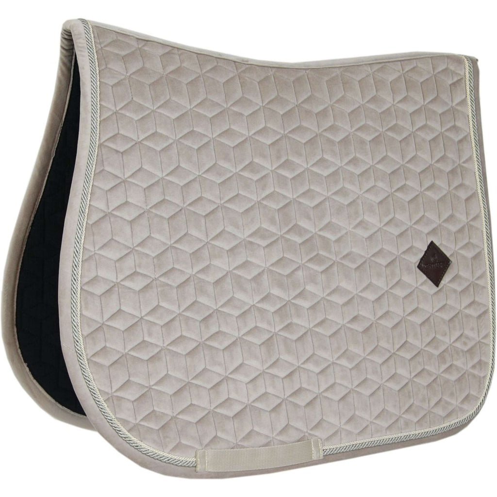 Kentucky Zadeldekje Basic Velvet Springen Beige