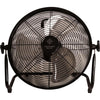 Kentucky Draadloze Ventilator met Batterij en Oplader Zwart