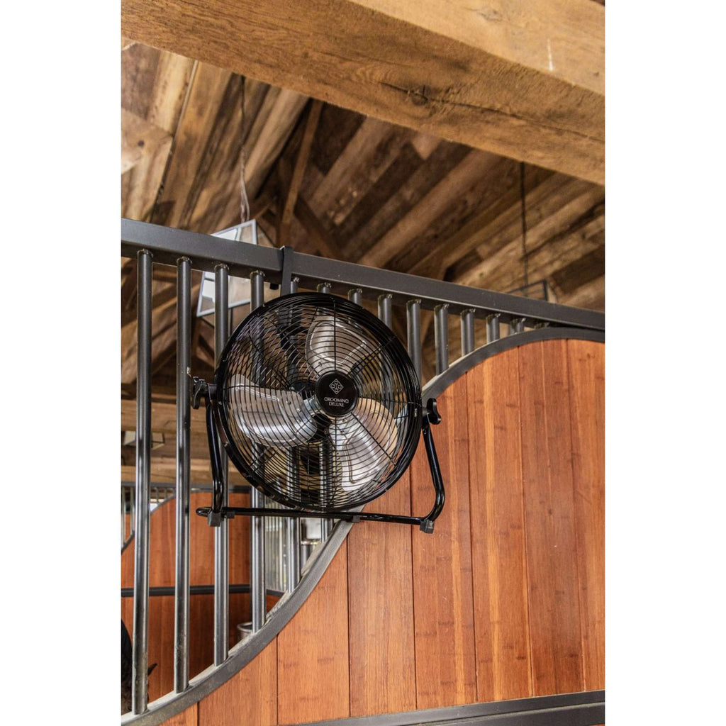 Kentucky Draadloze Ventilator met Batterij en Oplader Zwart