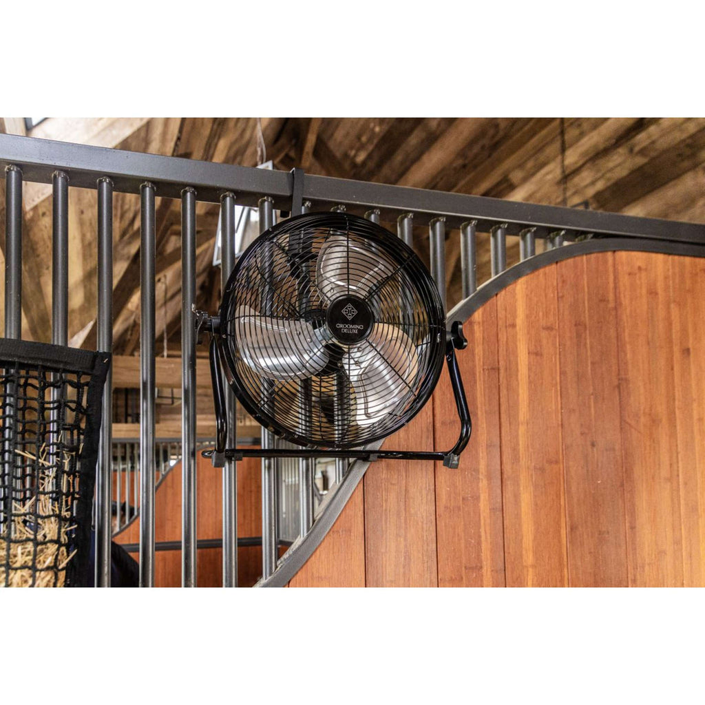 Kentucky Draadloze Ventilator met Batterij en Oplader Zwart