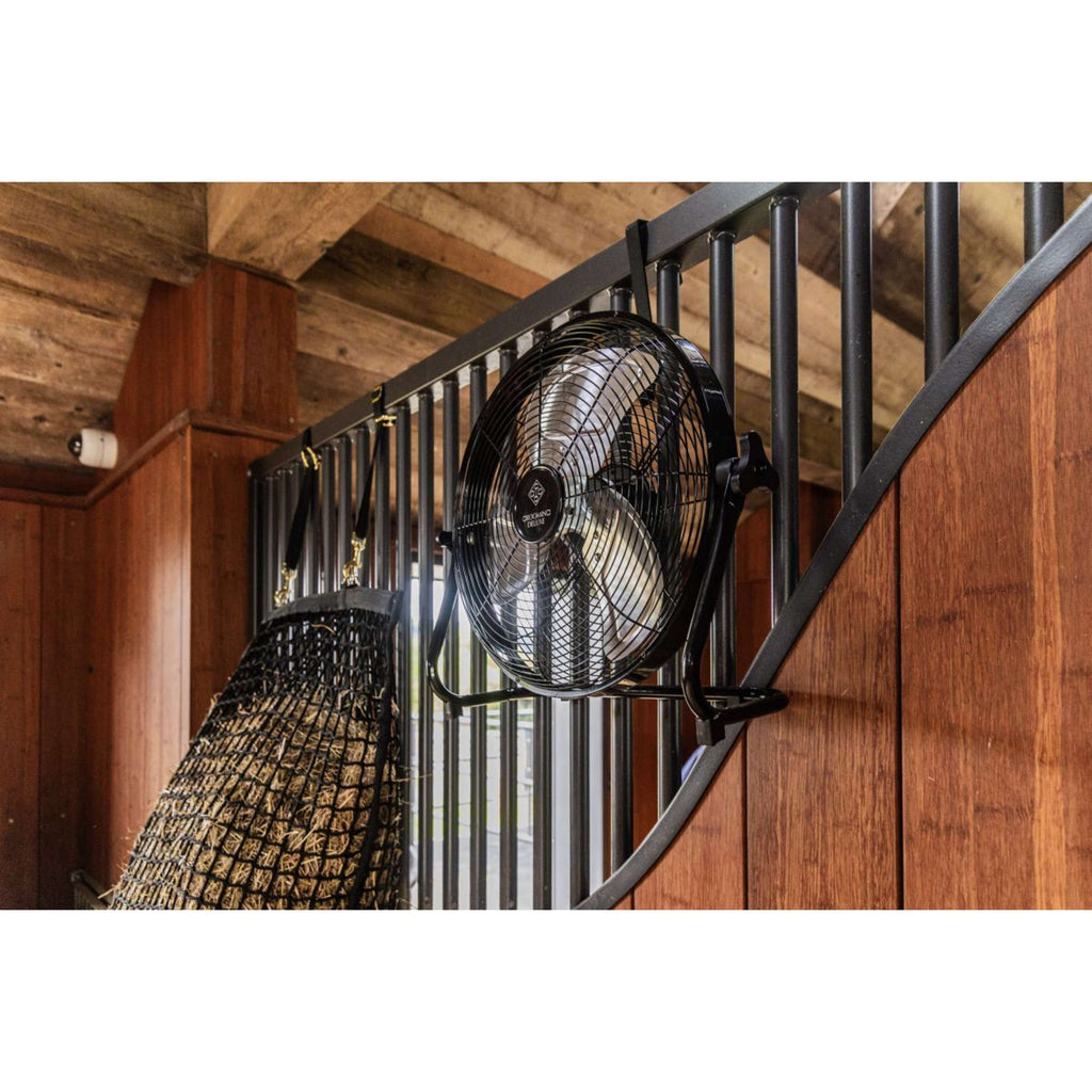 Kentucky Draadloze Ventilator met Batterij en Oplader Zwart