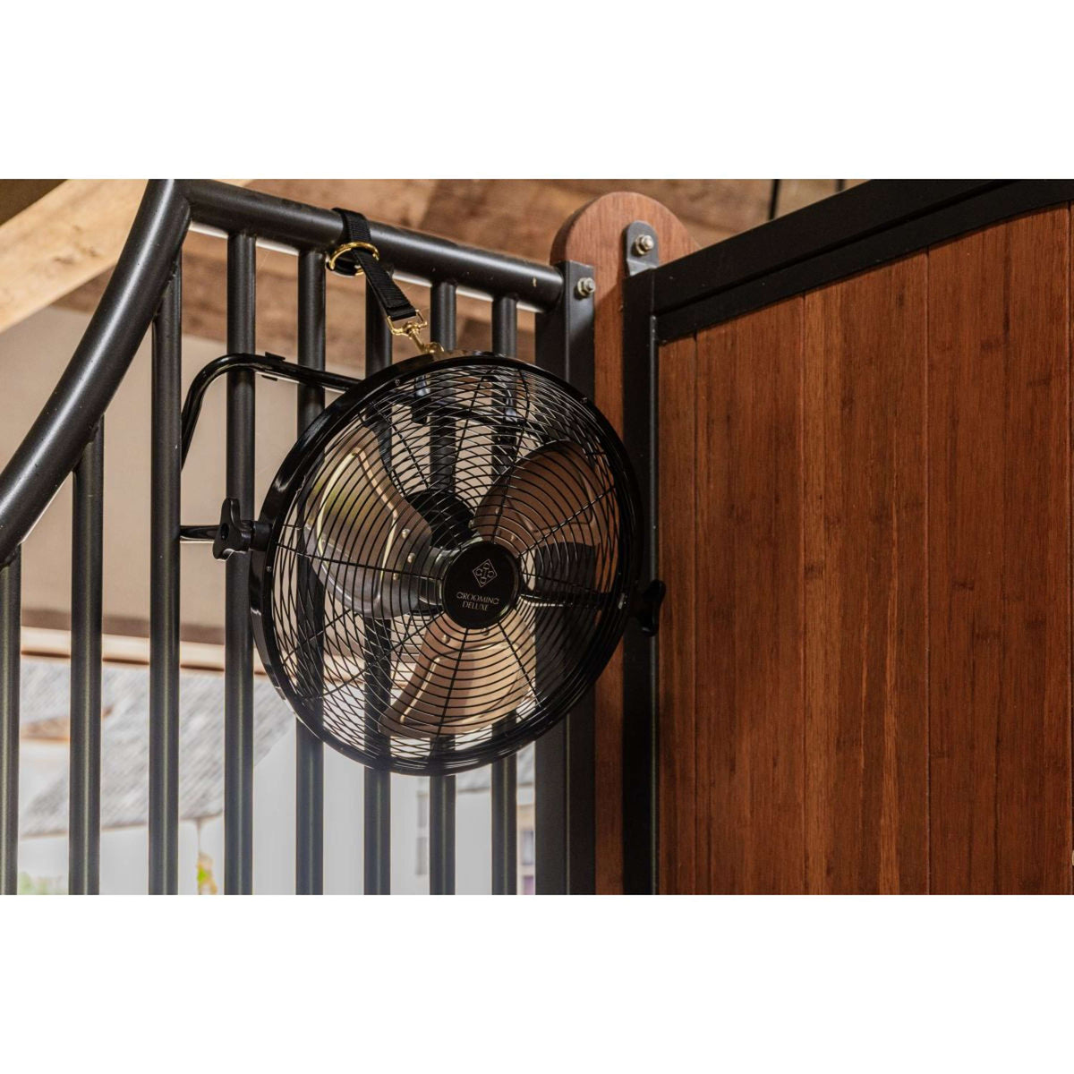 Kentucky Draadloze Ventilator met Batterij en Oplader Zwart