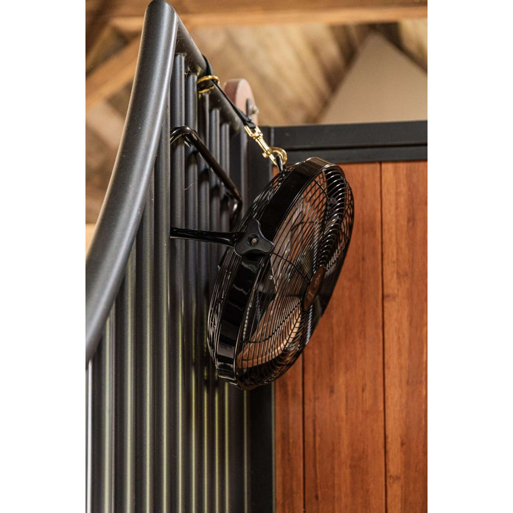 Kentucky Draadloze Ventilator met Batterij en Oplader Zwart