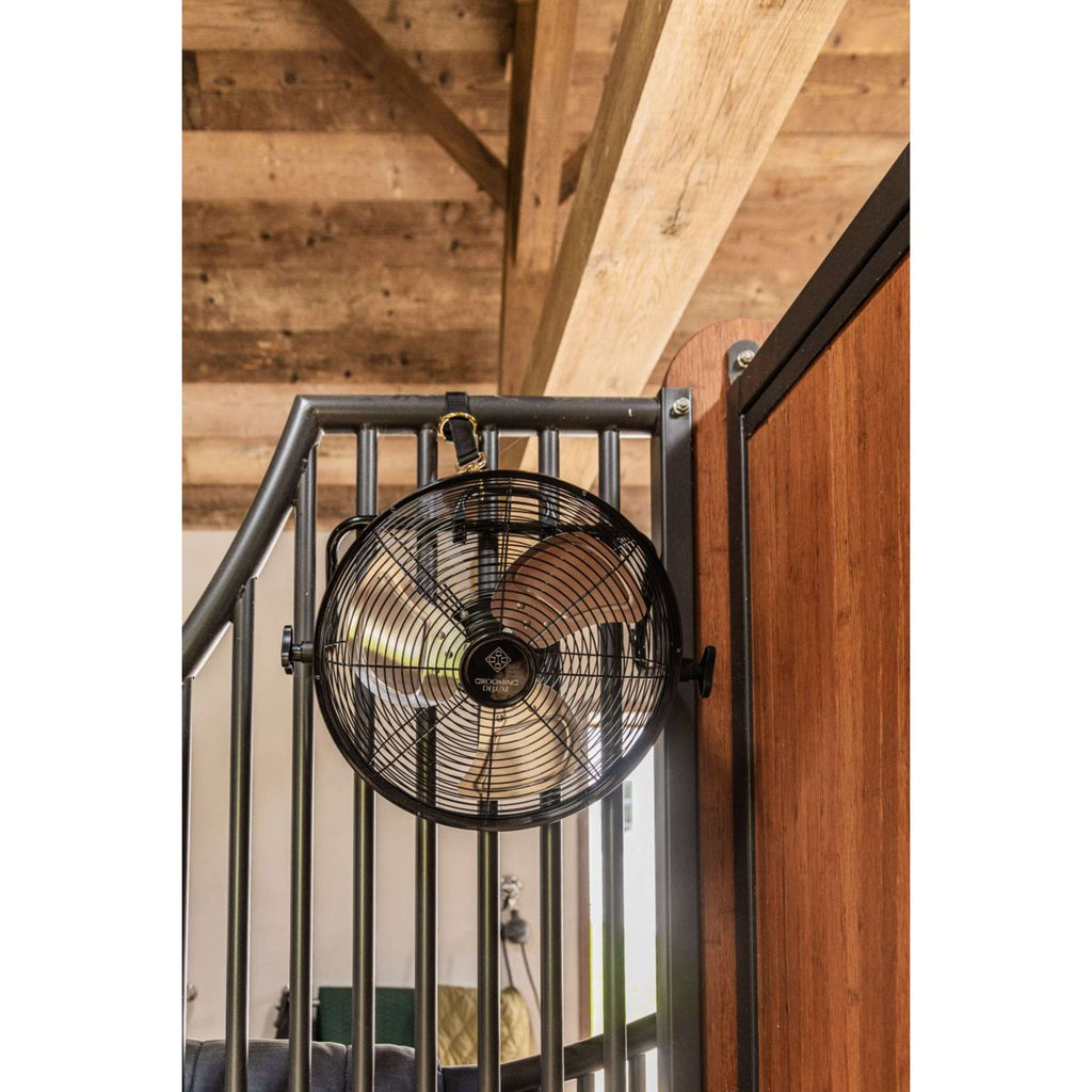 Kentucky Draadloze Ventilator met Batterij en Oplader Zwart