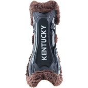 Kentucky Peesbeschermers Bamboo Elastic Vegan Sheepskin Zwart/Bruin