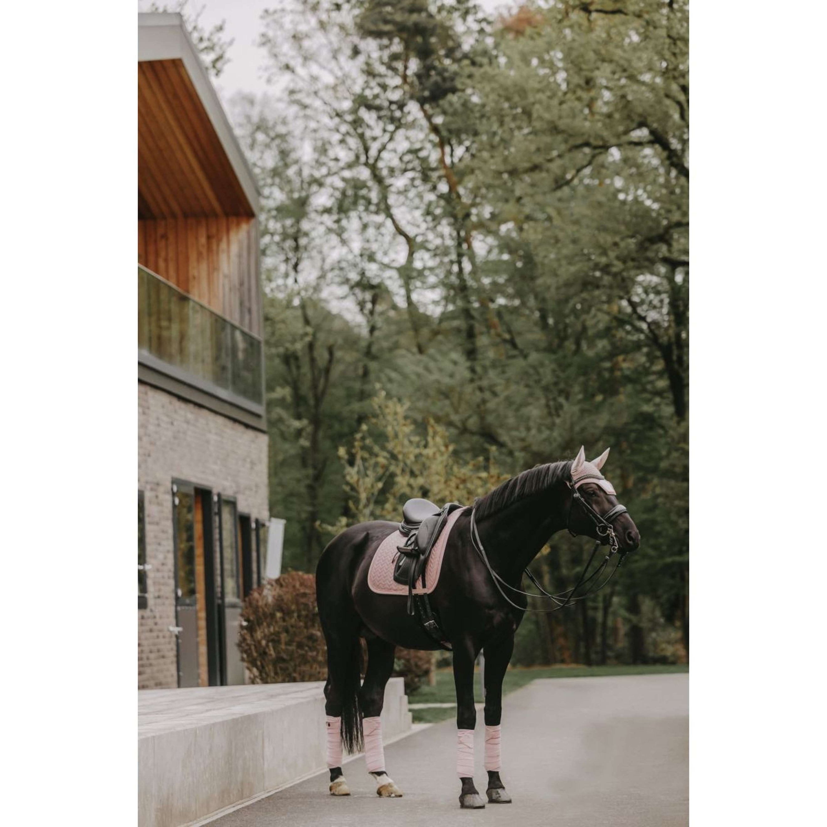Kentucky Zadeldekje Velvet Pearls Dressuur Soft Rose