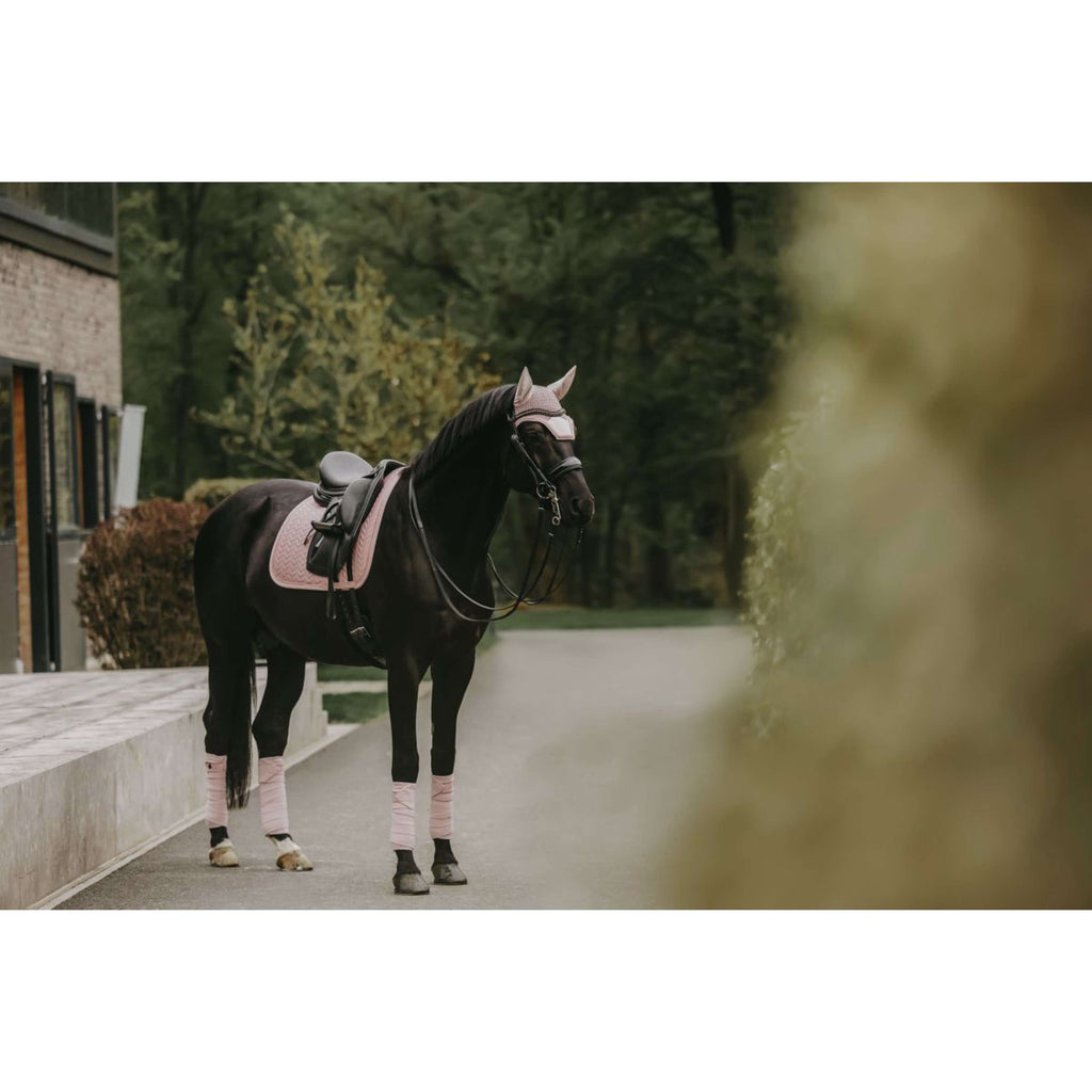 Kentucky Zadeldekje Velvet Pearls Dressuur Soft Rose