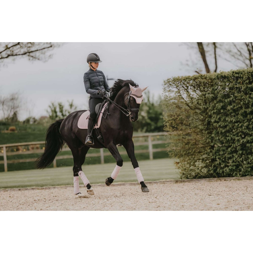 Kentucky Zadeldekje Velvet Pearls Dressuur Soft Rose
