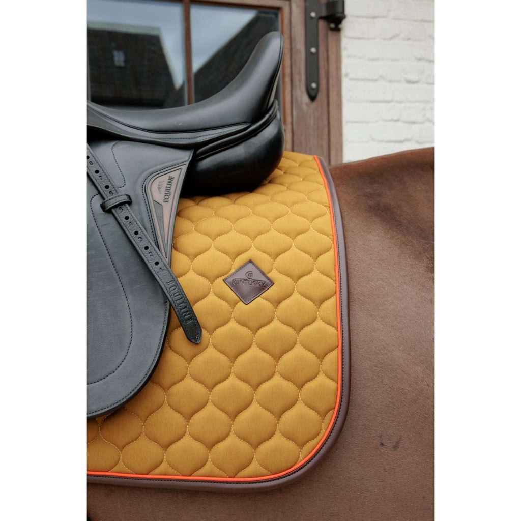 Kentucky Zadeldekje Onion Quilt Leather Neon Dressuur Kaki