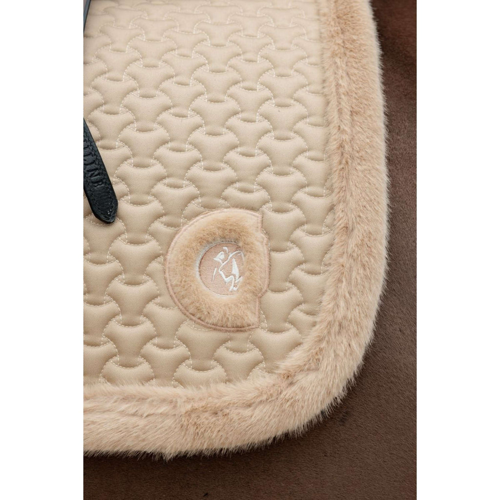 Kentucky Zadeldekje Fake Fur Onion Quilt Dressuur Beige