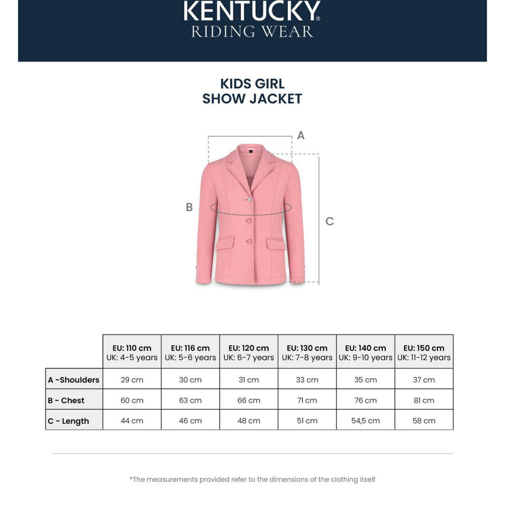 Kentucky Wedstrijdjasje Sammy Girls Old Rose
