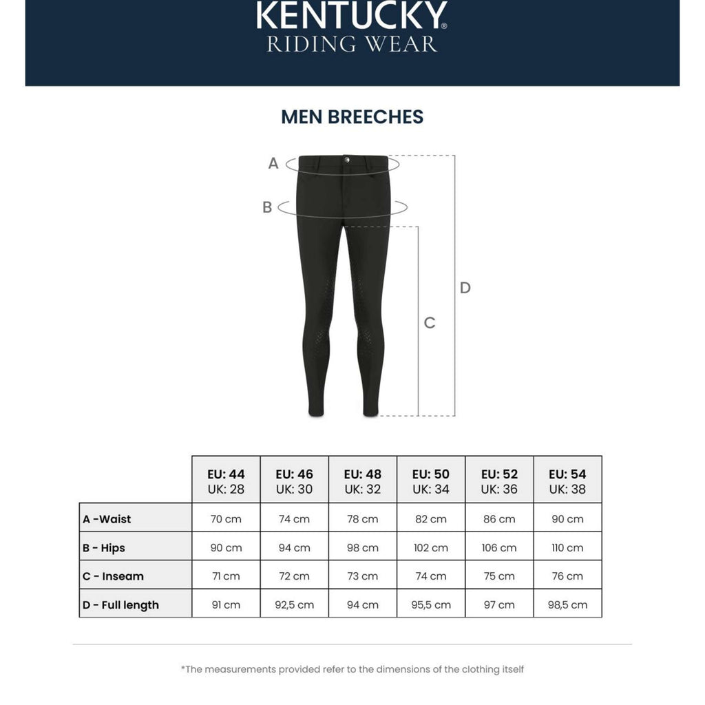 Kentucky Rijbroek Mexico Knee Grip Heren Navy