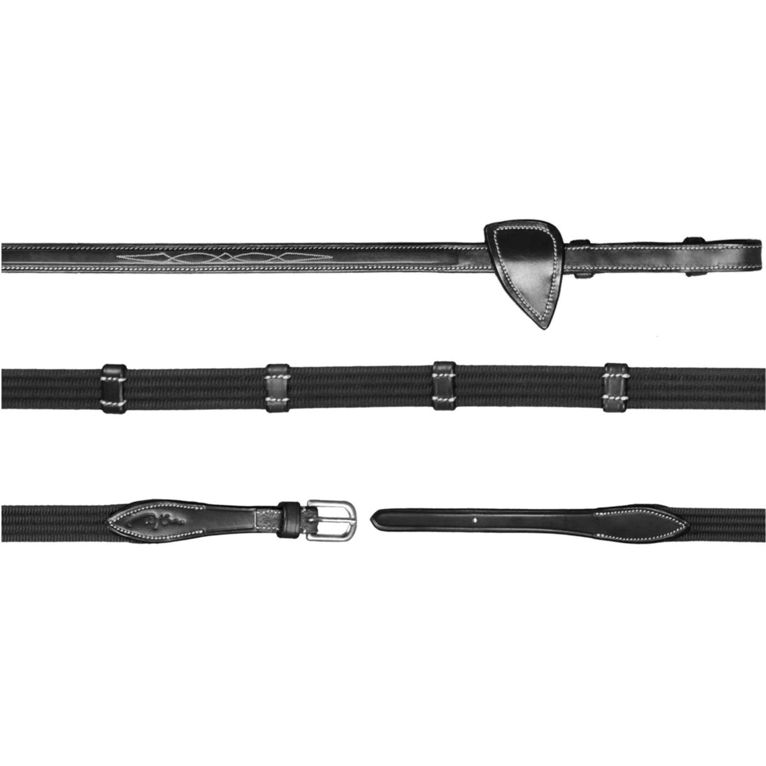 Dyon Teugels 9 Loops US Collection 5/8 Rubber Zwart Dyon Teugels 9 Loops US Collection 5/8 Rubber Zwart