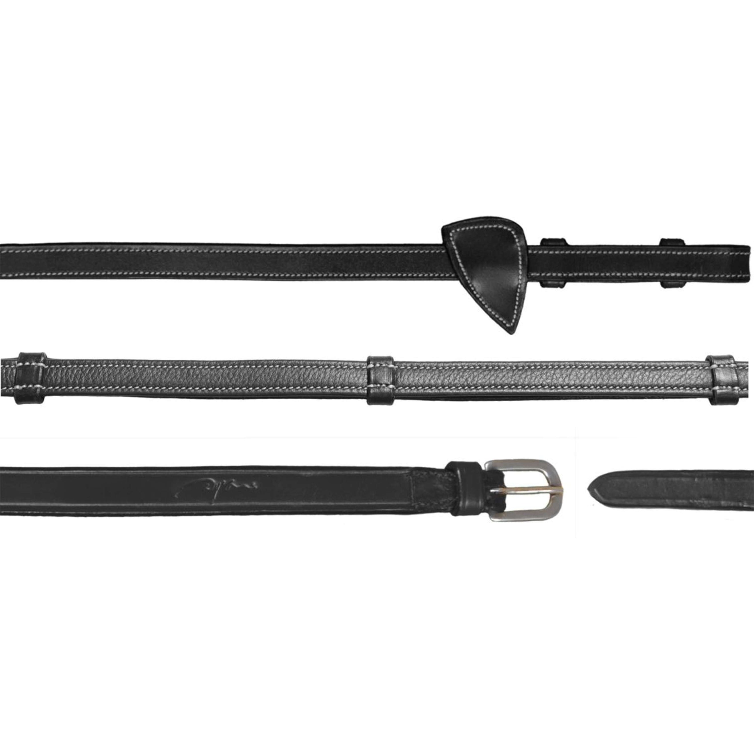 Dyon Teugels Leather Working Collection 1/2 met Handgrepen Zwart