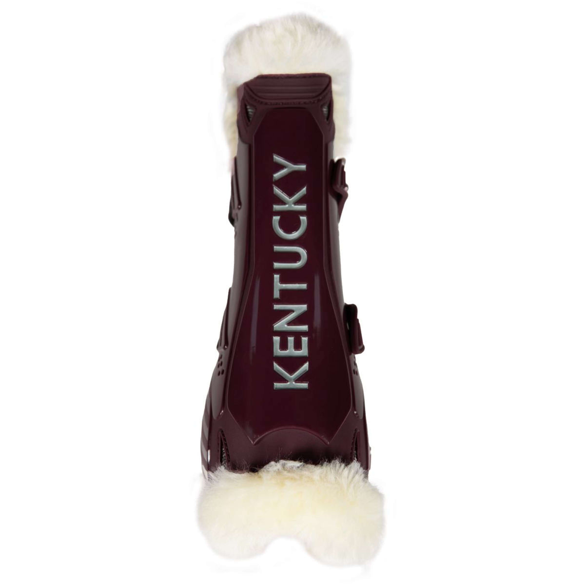 Kentucky Peesbeschermers Bamboo Elastic Vegan Sheepskin Bordeaux