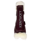 Kentucky Peesbeschermers Bamboo Elastic Vegan Sheepskin Bordeaux