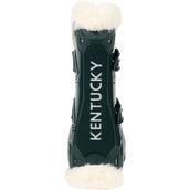 Kentucky Peesbeschermers Bamboo Elastic Vegan Sheepskin Donker Groen