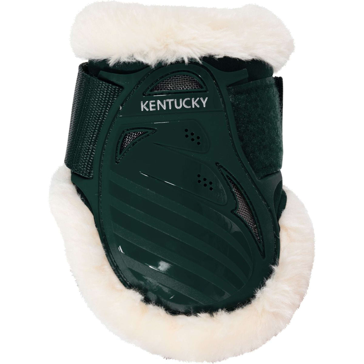 Kentucky Strijklappen Young Horse Vegan Sheepskin Donker Groen