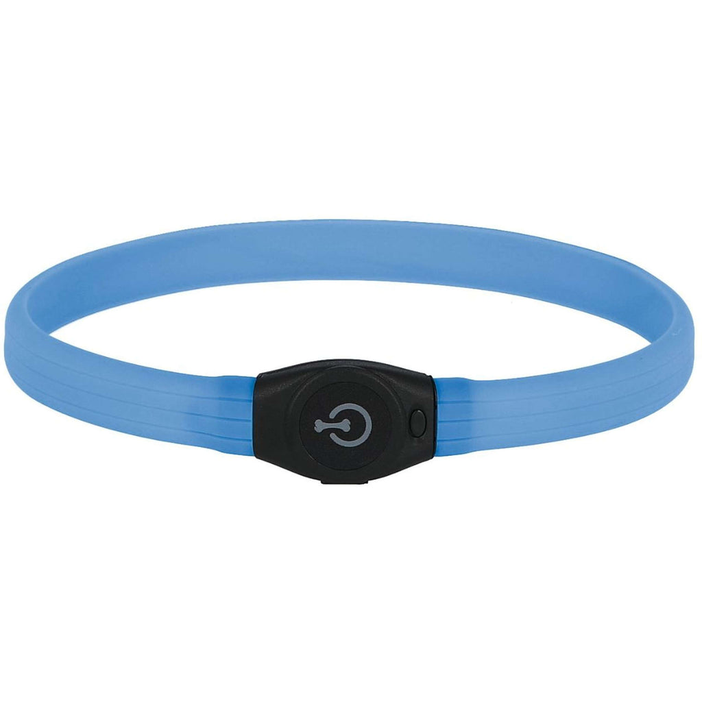 Kerbl Maxi Safe Halsband Langhaar LED Blauw