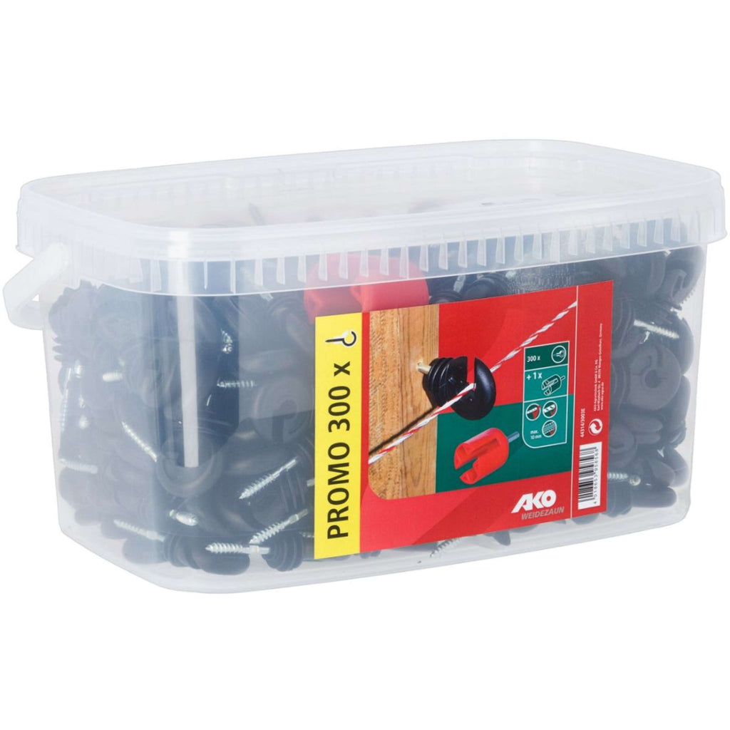 Ako Ringisolator Kompakt 300 Stuks Zwart
