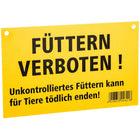 Kerbl Waarschuwingsbord Voederen Verboden