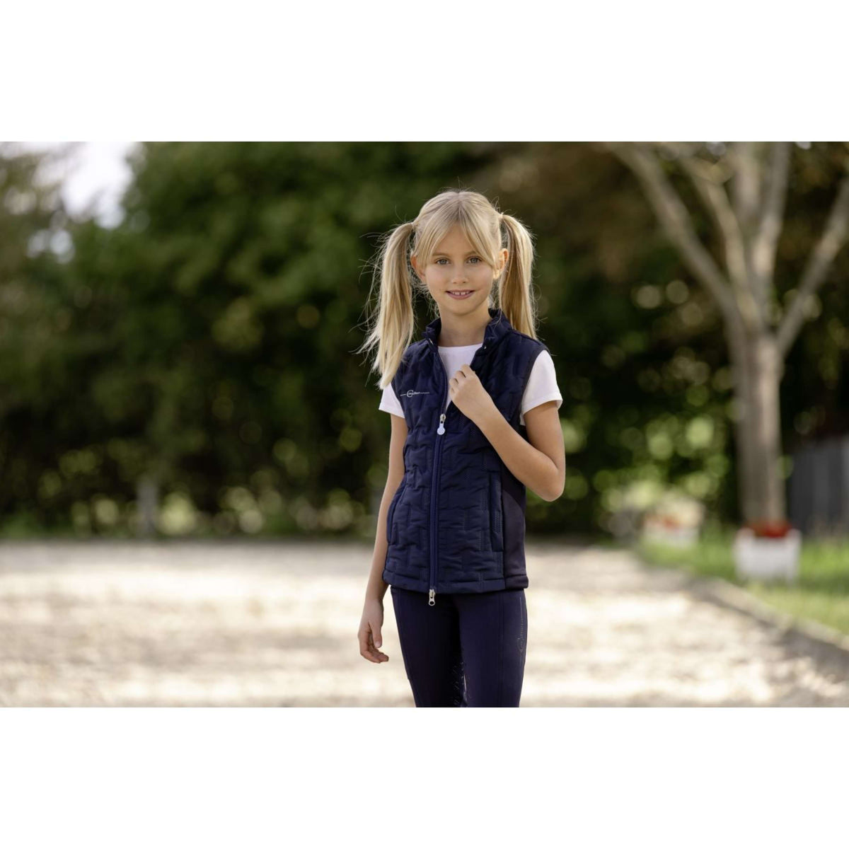 Covalliero Bodywarmer Hybride Kids Navy